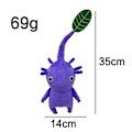 Miniatyrbild 2 av 5: 1-6 st Pikmin 4 Plyschleksaker Sten Pikmin Oatchi Docka Blå Is Pikmin 4 Rött Plyschdjur Bulborb Olimar Lila Mjukdjur Set [DB] C