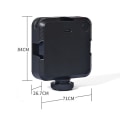 Miniatyrbilde 4 av 5: Videokonferanse Fylllys + Stativ + Gimbal + Forlengelsesstang