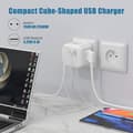 Miniatyrbild 2 av 5: Cube Socket, Multiple Sockets Without Cord, With Switch, 4 Sockets, Portable and Practical.