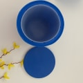 Miniatyrbild 2 av 5: Isbitstråg, Magisk Isbittillverkare Silikon Isbitbehållare Isbitform med Isgenie-Lock Spara Utrymme för Aperitifen