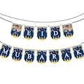 Pikkukuva 1 / 5: Tyylit 8Mubarak-lippu Kuu Tähti Linna Ripustuskoriste Lippu Juhlat Koristeet Tarvikkeet Tyylit 8