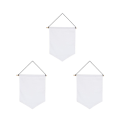 Miniatyrbild 1 av 3: 3 st Lapel Pin Display Canvas Banner Väggdisplay Banner Emblempins Display Case Pin Badge Disp White 34*30cm