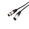 Pikkukuva 1 / 5: 2m XLR-kaapeli Mikrofonijohto Uros-Naaras Linja Stereo Ääni Adapteri Pistokkeet Musta
