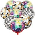 Diskokuleballonger, 9 stk. 56 cm diskotekdekorasjoner