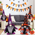 Miniatyrbilde 4 av 5: Halloween-nisse med lønnblad, edderkopp og gresskar - Pynt fra CraftsB
