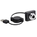 Webcam for video conferencing, USB manual focus built-in microphone driver-free computer webcam with high-quality video resolution, flexible