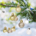 Miniatyrbilde 4 av 5: Platina Julekuler, 30 stk Julekuler, Plast Juletrær Kuler, Juletrær Kuler Sett, For Dekorering Juletrær Glitter