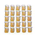 Miniatyrbild 2 av 3: 25 st Kids Kostymer Oktoberfest Festtillbehör Söta Broscher Lapel Ljus Badge Pin Oktoberfest Brosch Yellow 25pcs
