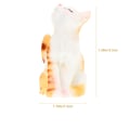Miniatyrbild 4 av 4: 4 st Miniatyrkattfigurer Mini Resin Cat Modellprydnader Mosslandskap Simuleringskattprydnad3. 3.5X3CM