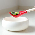 Miniatyrbild 4 av 5: Multifunktionell Koksked, Skimmer Sil, Avlopp Koksked Plast Skimmer Hålad Sked För Äggseparator, Matlagning, Vispning, Avtappning