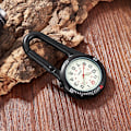 Miniatyrbillede 3 af 5: Sort Clip-On Quartz Ur til Mænd og Kvinder, Selvlysende i Mørke, til Klatring, Fars Dag, Mors Dag (3,9 * 7,7 cm)
