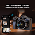 Pikkukuva 9 / 10: INF Digitaalikamera 5K/48MP/16X zoom/6-akselinen vakautus 3,5\" näyttö WiFi