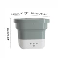 Miniatyrbilde 3 av 4: 6l Brettebar Dehydrerbar Liten Mini Bærbar Rensende Undertøy Undertøy Vaskemaskin