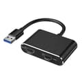 Usb 3.0 till dubbel Hdmi-adapter för extern video - Endast Windows-stöd