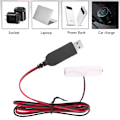 Pikkukuva 3 / 5: AA-paristojen eliminointivirtalähdeadapteri, 2 m USB-virtalähdekabel, 1,5 V - 6 V, Eliminointi USB-virtalähde
