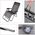 Miniatyrbillede 4 af 5: Professionelle udskiftningskabler til Zero Gravity stol (6 kabler), Zero Gravity Recliner reparationsværktøj til loungestol (sort)