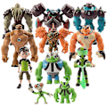 Miniatyrbillede 2 af 5: 8 Pak Heroes Super Beast Alien Figurlegetøj