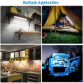 Miniatyrbilde 5 av 5: 1 stk LED-list 12V, Auto LED-stripe 108 SMD LED Bilinteriør LED-stripe 12V~80V - Lyssterk LED-stripe LED-belysning 12V Varebil med bryter