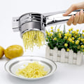 Miniatyrbild 3 av 5: Potatispress, Manuell Potatispress, med 3 Utbytbara Skivor, Mångsidig Potatispress, för Mosad Potatis, Babymat
