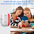 Miniatyrbild 2 av 5: 300 Mbps Mini Wifi-förstärkare Wifi-räckviddsförlängare Internetförstärkare Router Trådlös Repeater Amplifier Röd