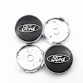 Pikkukuva 1 / 5: 4 kpl Musta 60mm Auton Pyörän Keskikuppi Logotarra Ford F:lle