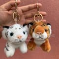 Stuffed Tiger, Plush Toy Keychain, Pieces