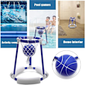 Miniatyrbillede 3 af 4: Flydende Hoop Spil, Swimming Pool Legetøj Pool Basketball Spil Flydende Vand Basketball Spil til Swimming Pool Basketball B Pool Spil