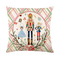 Miniatyrbilde 2 av 5: Julegaveputetrekk 4 stk Nøtteknekker Juledekor Vinterferiefest Putetrekk Dekorasjon for Sofa