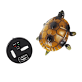 Miniatyrbillede 2 af 2: 1 stk. Elektrisk Rc Skildpaddelegetøj Simulation Gående Sving Skildpaddelegetøj Uden Batteri (gul) Gul 11,5*9cm