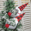 Miniatyrbillede 5 af 5: Håndlavet Jul Svensk Tomte Gardin Spænde Tie Holder Dekoration Hjem Soveværelse OrnamentA