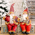 Miniatyrbild 3 av 4: Juldekorationer Stående Tomte Dockor Prydnadsföremål Nya Tomte Dockor Prydnadsföremål
