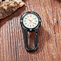 Miniatyrbillede 1 af 5: Sort Clip-On Quartz Ur til Mænd og Kvinder, Selvlysende i Mørke, til Klatring, Fars Dag, Mors Dag (3,9 * 7,7 cm)