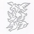Pikkukuva 1 / 5: 6 kpl/setti Lintujen Metallileikkurit 4,7 x 3,7 tuumaa DIY Eläinleikkurit Korttien Tekoon ja Scrapbookingiin Joululeikkurit
