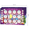 Miniatyrbillede 5 af 5: Julegave til børn - Boblegummi Krystal Mud 24 Numre Adventskalender Blind Box Countdown