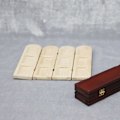 Miniatyrbilde 3 av 5: Hjemmedekorasjon Antikk Folding Panel Mini Hus Dekor Mini Soverom Møbler Mikro Landskapsskjerm Log 12.5X12.1X0.5CM