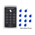 Miniatyrbild 2 av 5: Dörrlås, Vattentät Metalltangentbordsläsare Access Control Kit Lösenordskortsläsare Vattentät Smart T