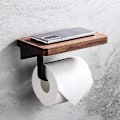 Pikkukuva 1 / 2: WC-paperiteline puhelintelineellä, rullapaperiteline kylpyhuoneeseen