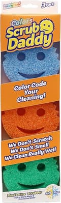Scrub Daddy SDC3CTX12 Svamp, 3-pack, Flerfärgad