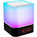 Miniatyrbilde 1 av 5: Laderbar vekkerklokke nattlampe, Bluetooth-høyttaler nattlys for barn, Bluetooth-høyttaler LED-lys for gave tenåringsjenter gutter
