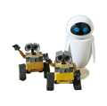 Miniatyrbillede 1 af 6: Wall-e Robot Actionfigur Samlermodel Legetøjsdukke 6 cm 3 typer Eva Eva