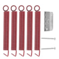 Miniatyrbild 2 av 3: Gitarrkit Gitarrinstrument Ersättningssadel Stallfjädrar Tremolo Spänningsfjäder Gitarr Tremolofjädrar Röd 6.55X1CM