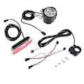 Miniatyrbilde 3 av 5: Elektrisk Sykkel Front- og E-sykkel Baklyssett Input 36v 48v 60v Innebygd Høyttaler E-sykkel Frontlykt og Baklys