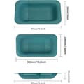 Miniatyrbild 5 av 5: Sink Strainer Basket, 2-Piece Multifunctional Kitchen Strainer, Filter Baskets, Over-the-Sink Strainer (Grey, Green)