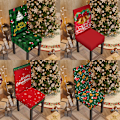 Miniatyrbild 2 av 5: Jultomte Matrumsstolöverdrag, Stolsöverdrag för Matrum, Säsongsbetonat Julmatrumsstolöverdrag Set om 4
