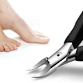 Miniatyrbild 3 av 5: Nagelklippare för Tjocka Inväxta Tånaglar, Podologer, Rostfritt Stål Nagelklipparset med Superskarp Böjd Blad, Unisex