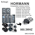 Pikkukuva 5 / 5: Klon Hormann 868 Hsm2 Hsm4 Hs1 Hs2 Hs4 Hse2 Hse4 Kaukosäädin Autotallin Ovenavaaja Hormann 868 Mhz Porttiavaimenperä Autotalliin (style1) [DB]