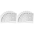 Miniatyrbillede 1 af 4: 120 stk Bingo Spil Bingo Til Sjov Intellektuel Udvikling Legetøj (hvid) 120 stk 15*18cm