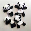 Pikkukuva 3 / 4: 1 kpl Söpö pehmeä pehmo Panda jääkaappimagneetti tarrat