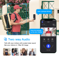 Miniatyrbillede 4 af 5: Blink Videodørklokke | To-vejs lyd, HD-video, bevægelses- og chime-app-alarmer og aktiveret - kablet eller trådløst (Sort)