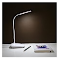 Miniatyrbild 5 av 5: Fällbar Ögonstudie Skyddskontroll Läsning Led Kontorsbord Touch-lägen Bord Sovrum Silver USB Natt Sovsal Lampor